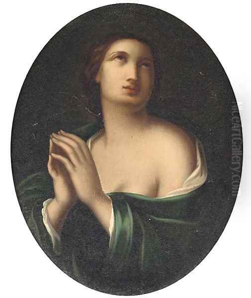 The Penitent Magdalen 2 Oil Painting by Guido Reni