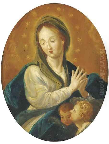 The Virgin in Glory Oil Painting by Guido Reni