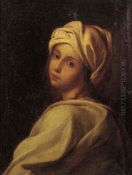 Portrait of a girl Oil Painting by Guido Reni