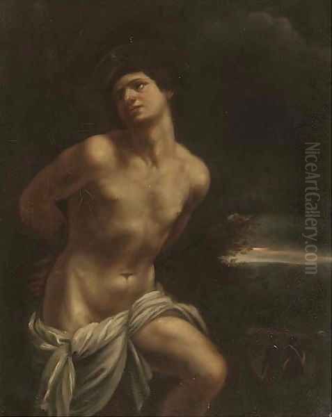 Saint Sebastian Oil Painting by Guido Reni