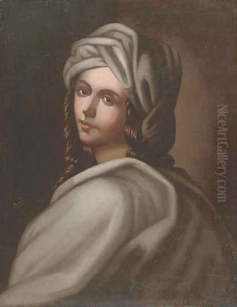 Portrait of a girl 4 Oil Painting by Guido Reni