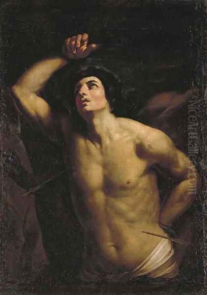 Saint Sebastian 3 Oil Painting by Guido Reni