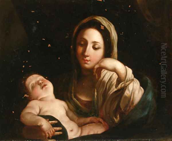 The Madonna and Child 2 Oil Painting by Guido Reni