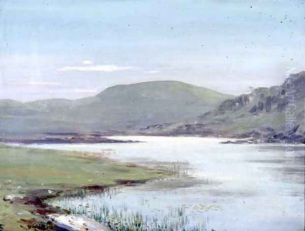 The Edge of the Lough Oil Painting by George William Russell