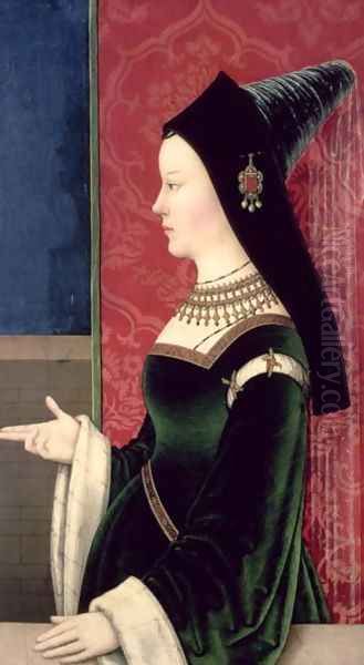 Maria of Burgundy 1458-1482 Oil Painting by Niclas Reiser