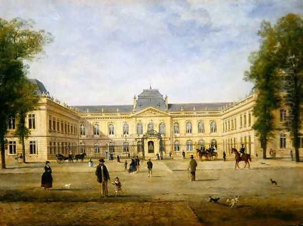 The Prefecture of Versailles Oil Painting by Jules Charles Rozier