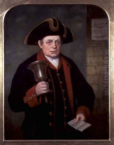 Portrait of Jacob Wilson, the Last Town Crier of Birmingham Oil Painting by William Thomas Roden