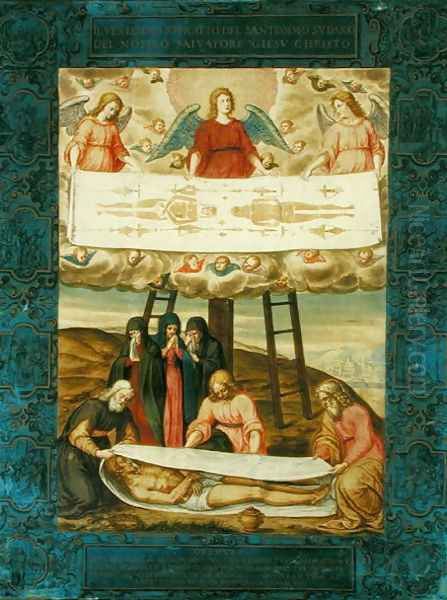 The Holy Shroud Oil Painting by Giovanni Battista della Rovere