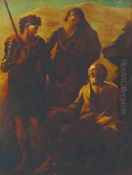 Belisarius Oil Painting by Salvator Rosa