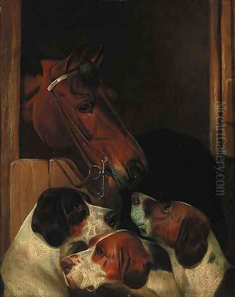 Stable mates Oil Painting by Colin Graeme Roe