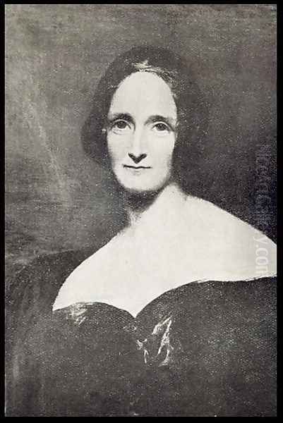 Mary Wollstonecraft Shelley Oil Painting by Richard Rothwell