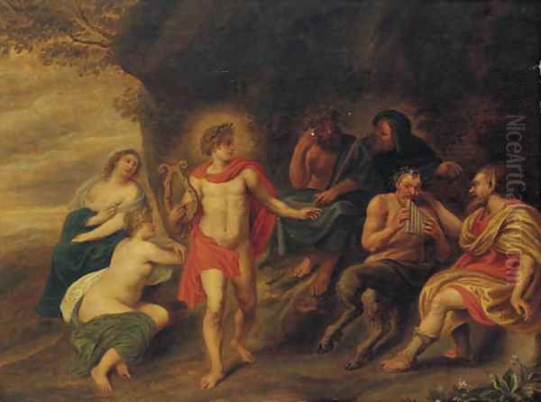 Apollo and Marsyas Oil Painting by Sir Peter Paul Rubens