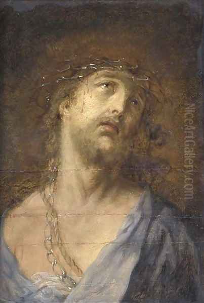 Christ Crowned with Thorns Oil Painting by Sir Peter Paul Rubens