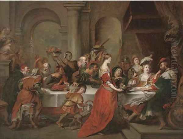 The Feast of Herod Oil Painting by Sir Peter Paul Rubens