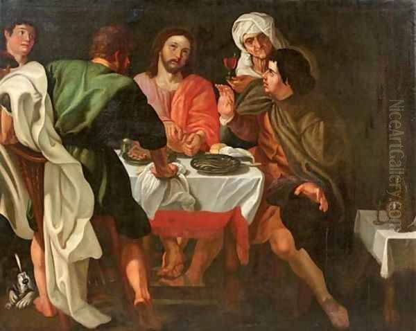 The Supper at Emmaus Oil Painting by Sir Peter Paul Rubens