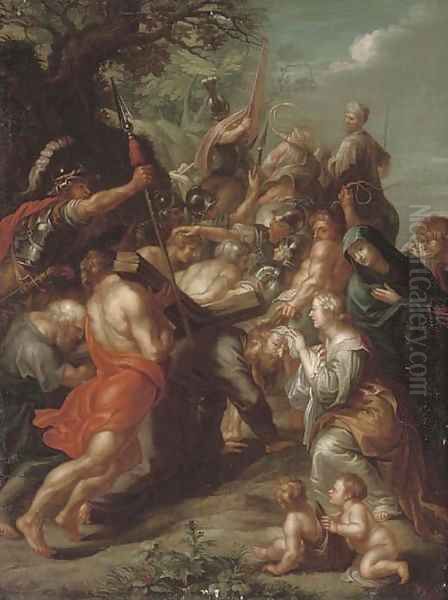 Christ on the Road to Calvary Oil Painting by Sir Peter Paul Rubens