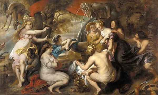 Diana and Callisto Oil Painting by Sir Peter Paul Rubens