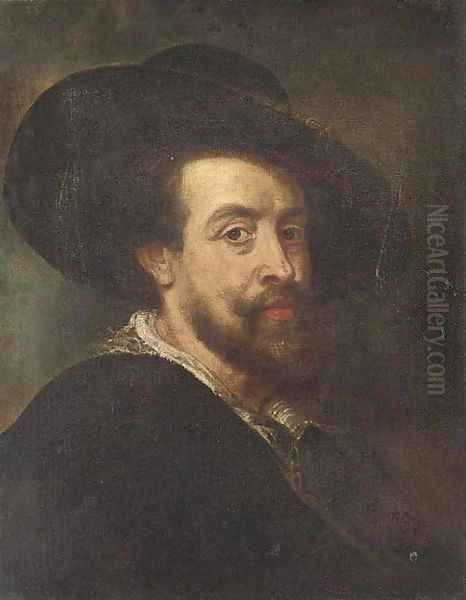 Self-Portrait Oil Painting by Sir Peter Paul Rubens