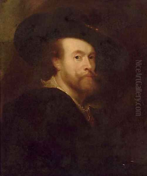 Self-Portrait of the artist Oil Painting by Sir Peter Paul Rubens