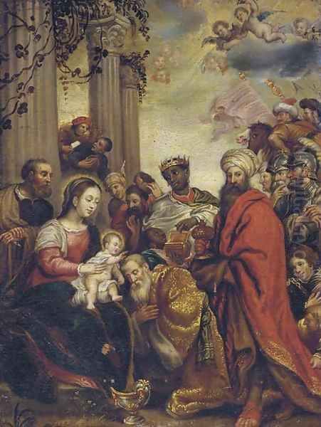 The Adoration of the Magi 8 Oil Painting by Sir Peter Paul Rubens