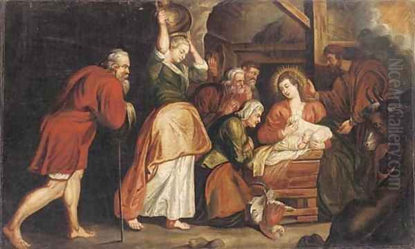 The Nativity Oil Painting by Sir Peter Paul Rubens