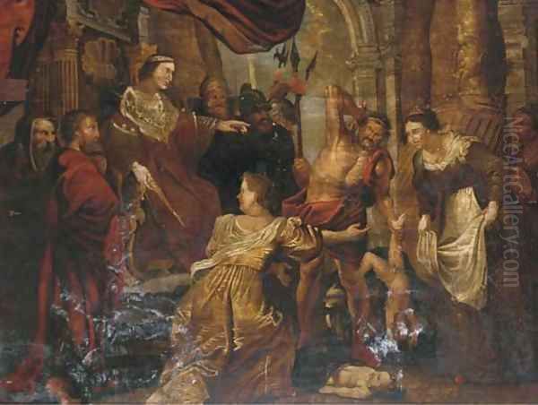 The Judgement of Solomon 2 Oil Painting by Sir Peter Paul Rubens