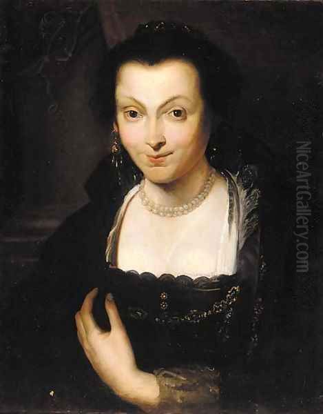 Portrait of Isabella Brandt Oil Painting by Sir Peter Paul Rubens