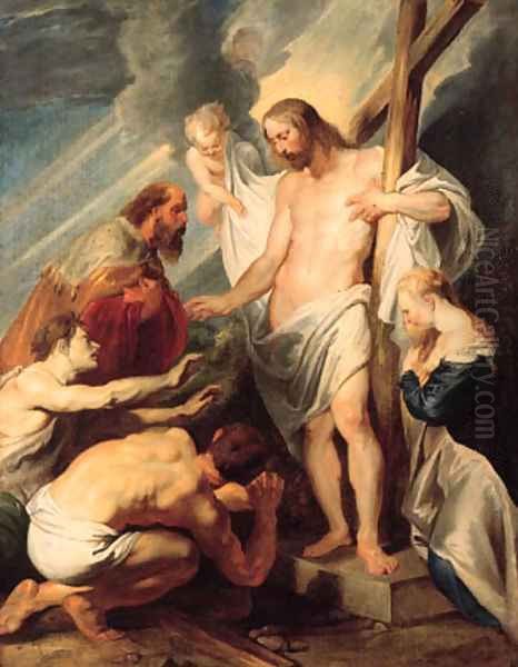 The Descent into Limbo Oil Painting by Sir Peter Paul Rubens