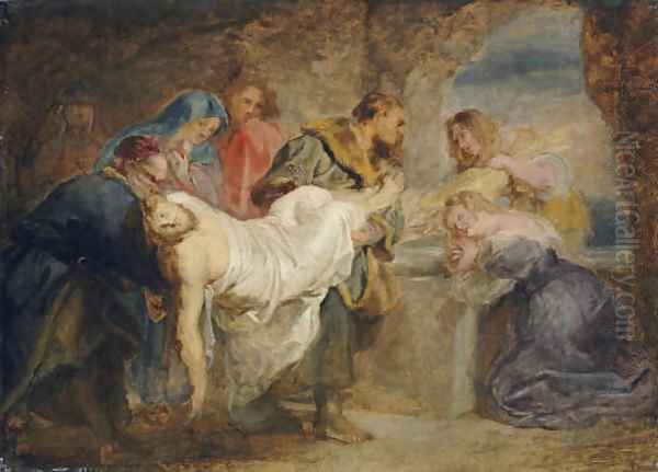 Christ carried to the Tomb Oil Painting by Sir Peter Paul Rubens