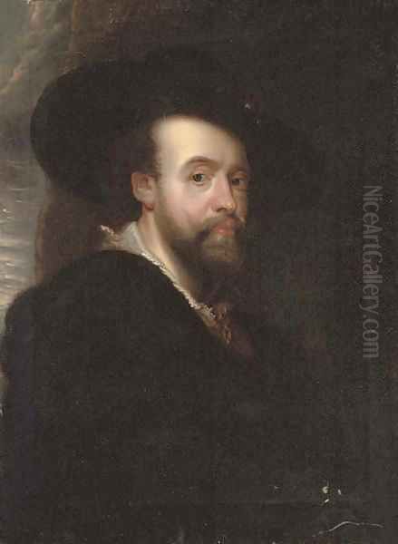 Self-portrait of the artist 2 Oil Painting by Sir Peter Paul Rubens