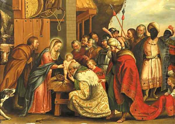 The Adoration of the Magi 2 Oil Painting by Sir Peter Paul Rubens