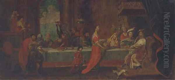 The Feast of Herod 2 Oil Painting by Sir Peter Paul Rubens