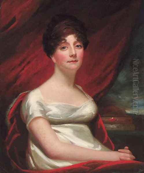 Portrait of Mrs Stewart of Kirkchris Oil Painting by Sir Henry Raeburn