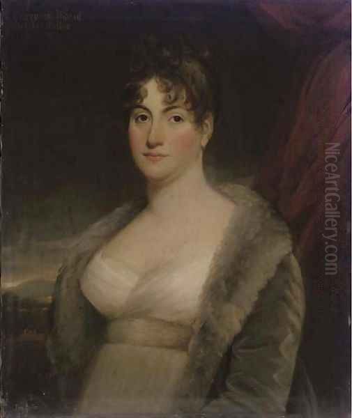 Portrait of Gertrude, wife of Admiral Sir Edward Buller, Bt. of Trenant Park Oil Painting by Sir Henry Raeburn