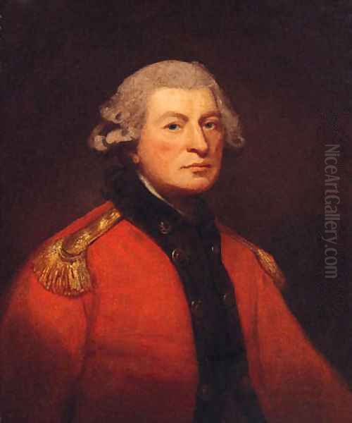 Portrait Of An Officer, Quarter-Length, In Uniform Oil Painting by Sir Henry Raeburn