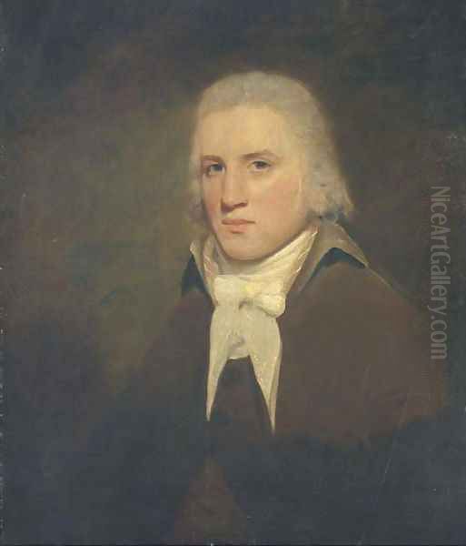 Portrait of Thomas Wise of Hillbank, Forfarshire Oil Painting by Sir Henry Raeburn