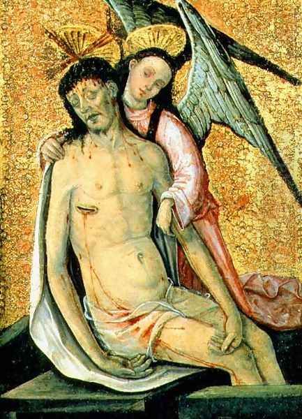 The Dead Christ Supported by an Angel by the Elder Rodrigo de Osona