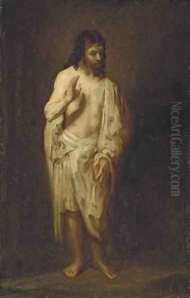 The Risen Christ Oil Painting by Harmenszoon van Rijn Rembrandt