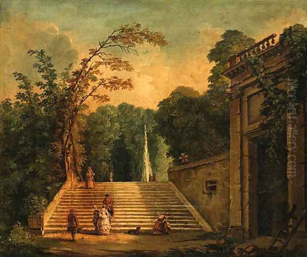 Untitled Oil Painting by Hubert Robert