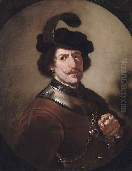 Portrait of a gentleman Oil Painting by Rembrandt Van Rijn