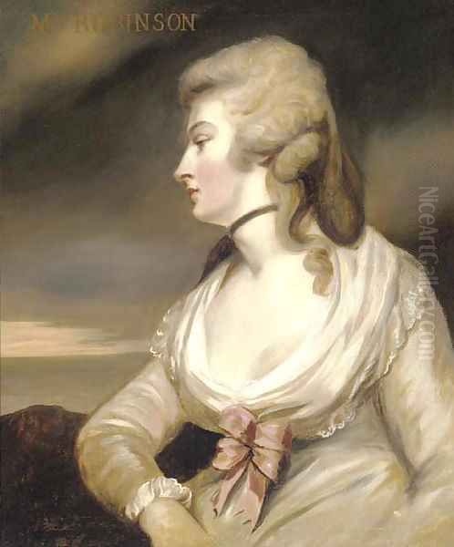 Portrait of Mary Robinson Oil Painting by Sir Joshua Reynolds