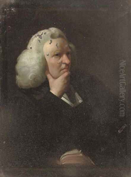 Portrait of the Revd. Zachariah Mudge (1694-1769) Oil Painting by Sir Joshua Reynolds