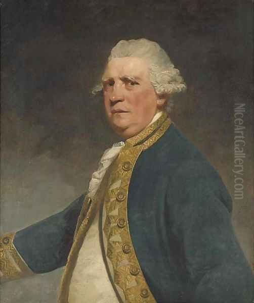 Portrait of Admiral Augustus Keppel Oil Painting by Sir Joshua Reynolds