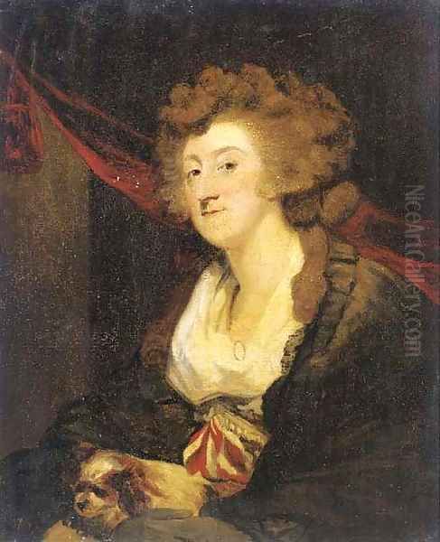 Portrait of Amelia, Lady Hume Oil Painting by Sir Joshua Reynolds