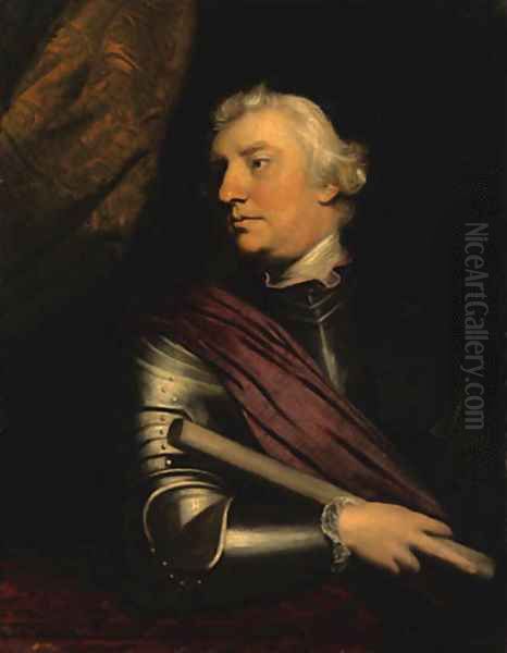 Portrait of George, 1st Marquess Townshend Oil Painting by Sir Joshua Reynolds