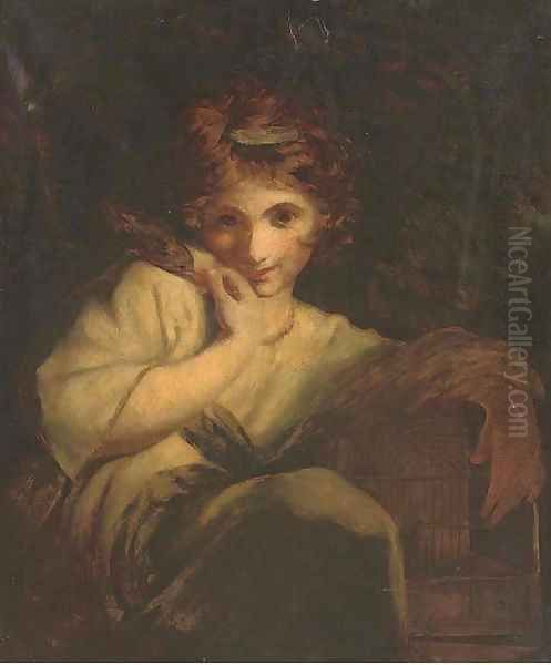 Robinetta 2 Oil Painting by Sir Joshua Reynolds