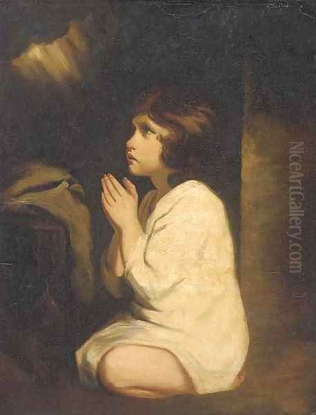 Samuel, the infant Oil Painting by Sir Joshua Reynolds