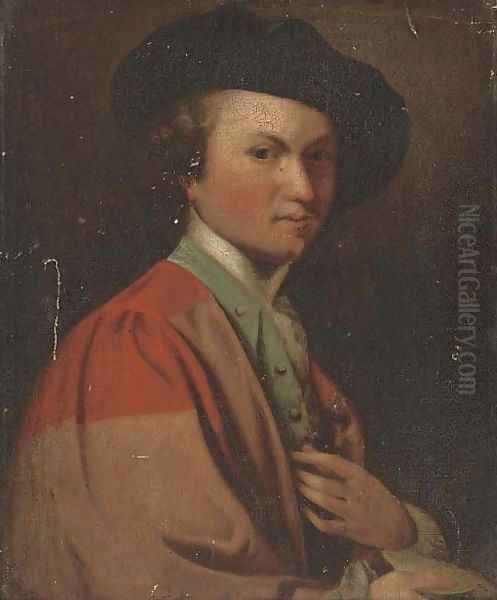 Self-portrait of the artist Oil Painting by Sir Joshua Reynolds