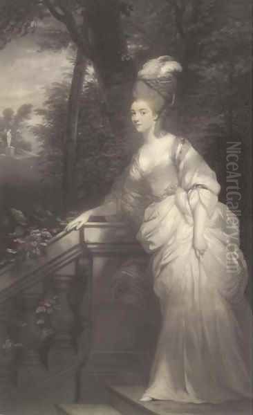 Georgiana, Duchess of Devonshire Oil Painting by Sir Joshua Reynolds