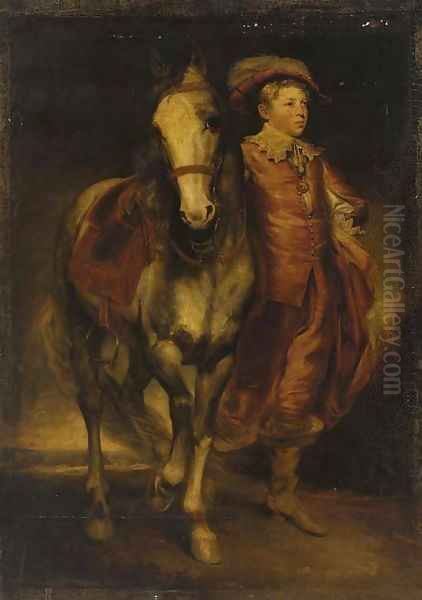 Portrait of a boy Oil Painting by Sir Joshua Reynolds